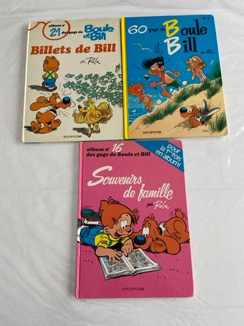 Lot 3 BD Boule et Bill - Tomes 5, 16, 21 - Dupuis - Roba