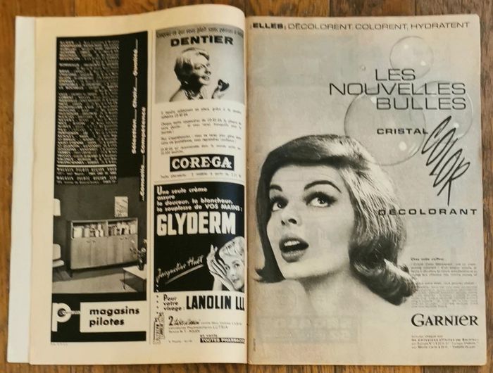 Ancien magazine 1961 Modes et travaux avec 2 patrons + supplément n°722 vintage - photo numéro 4