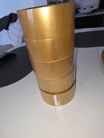 5 Rouleaux de Scotchs transparent neufs