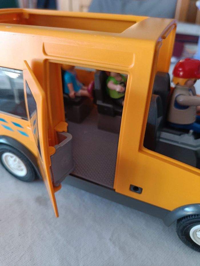 #rau1785_jouet. Petit car scolaire playmobil - photo numéro 3