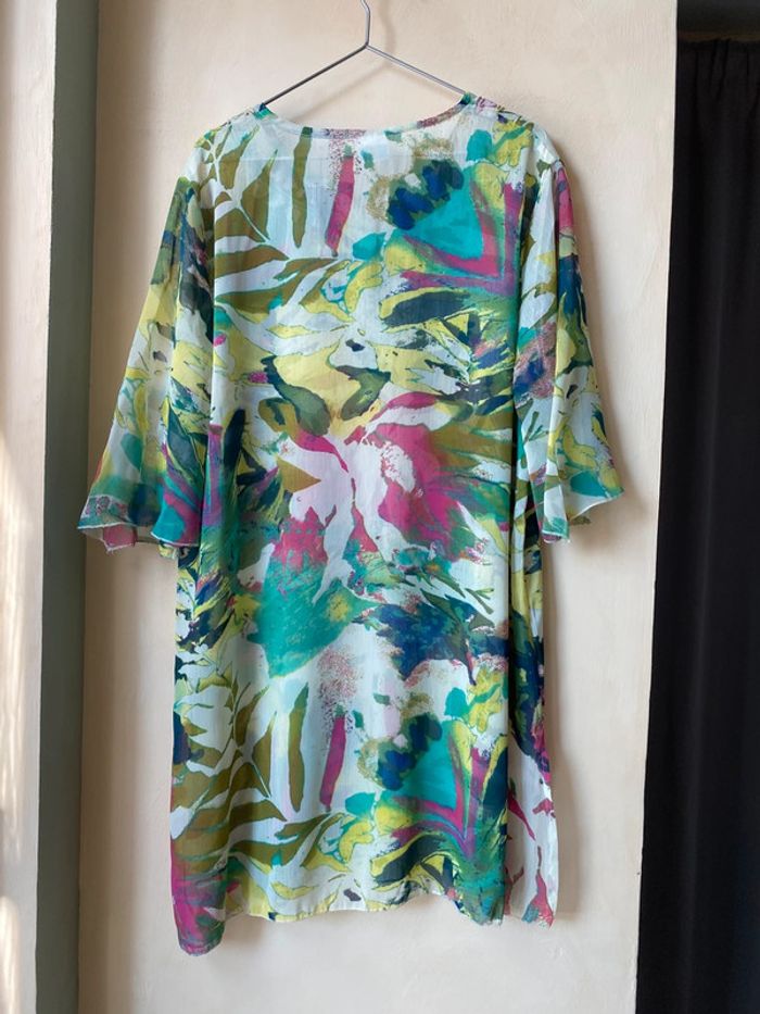 Robe voile brodé multicolore Yi Xiang XL - photo numéro 4
