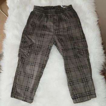 Pantalon cargo tissu bebe