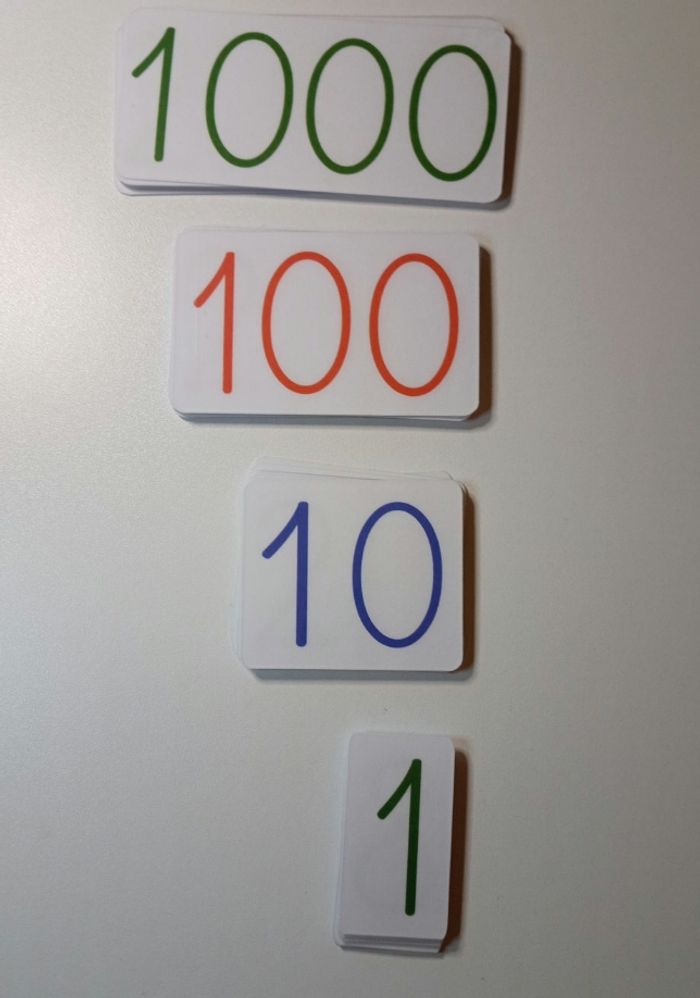 Apprendre les nombres avec les cartes Montessori - photo numéro 3