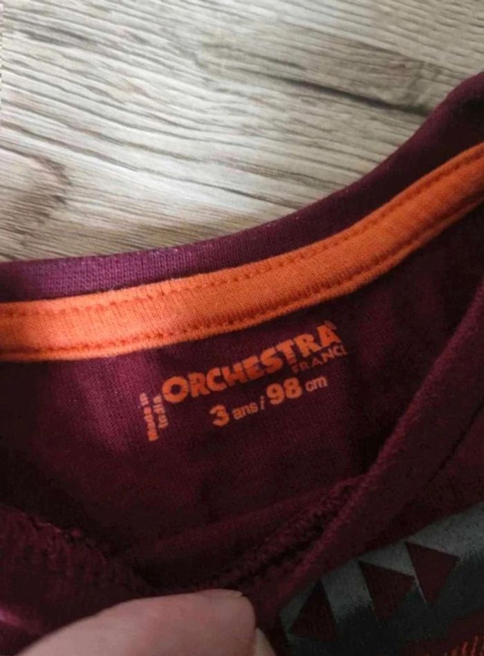 T-shirt manches longues orchestra 3 ans - photo numéro 3