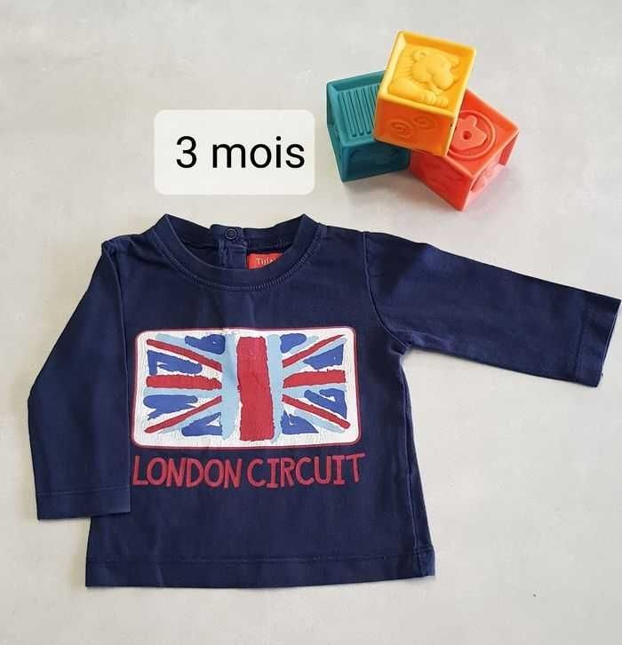 T-shirt tissaia 3 mois
