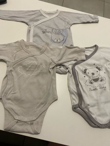 Lot bodies Gemo 3 mois