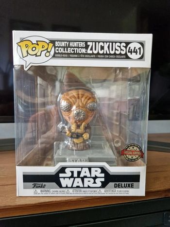 Funko Pop Deluxe Star Wars – Zuckuss #441 Metallic, Special Edition – Neuf