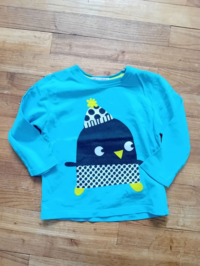 Tee-shirt Noël pinguin garçon