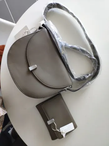 Sac a main + porte monnaie kaki