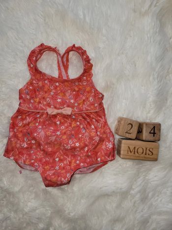 Maillot de bain corail 24m