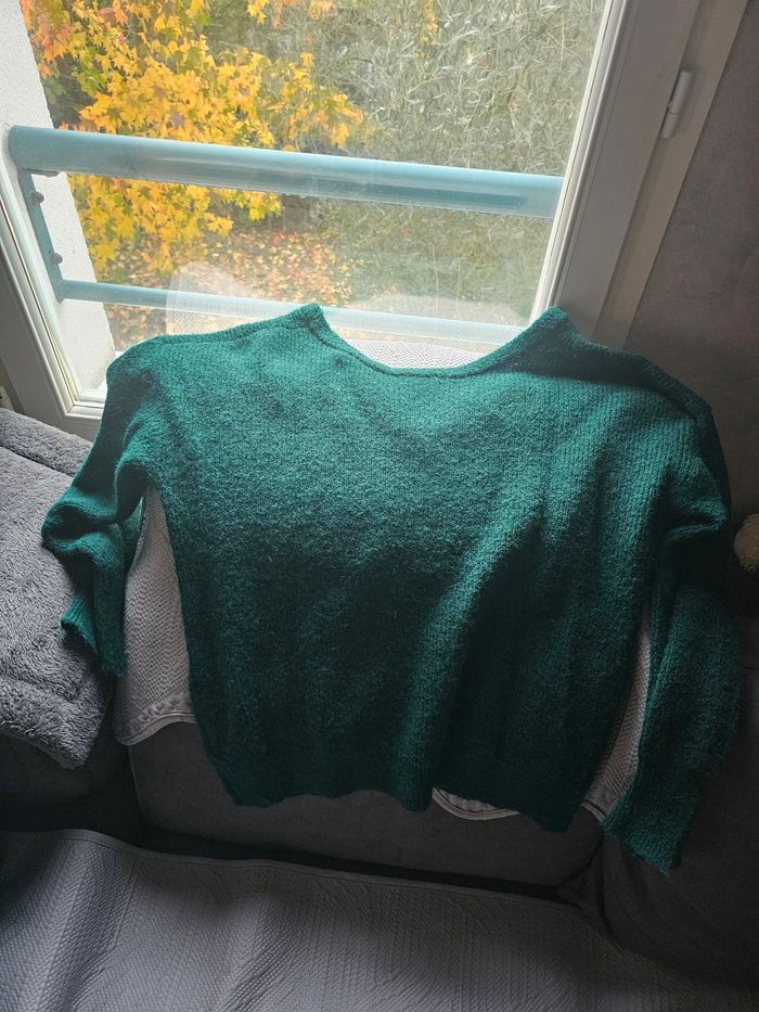 Pull vert - photo numéro 2