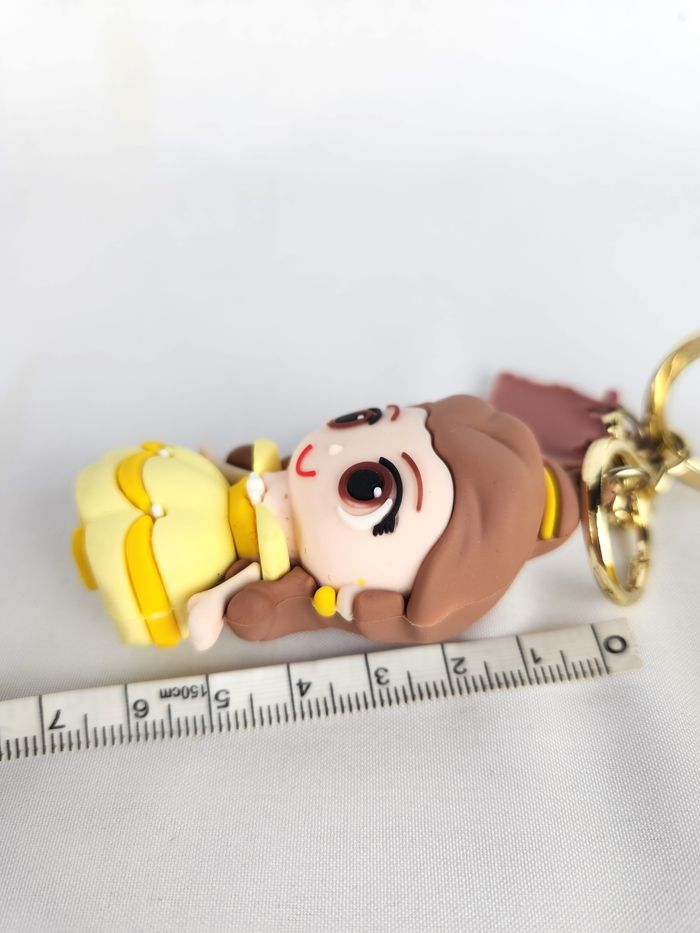 Porte-Clés Figurine BELLE "La Belle et la Bête" Disney Princess Style Kawaii - photo numéro 6