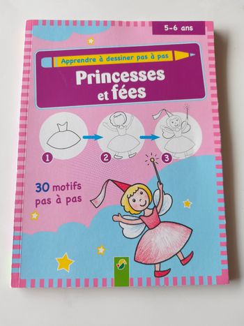 Apprendre à dessiner pas à pas princesses et fées