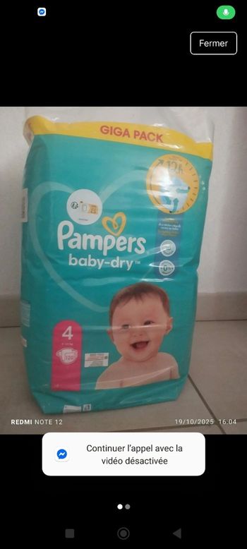 Pampers taille 4
