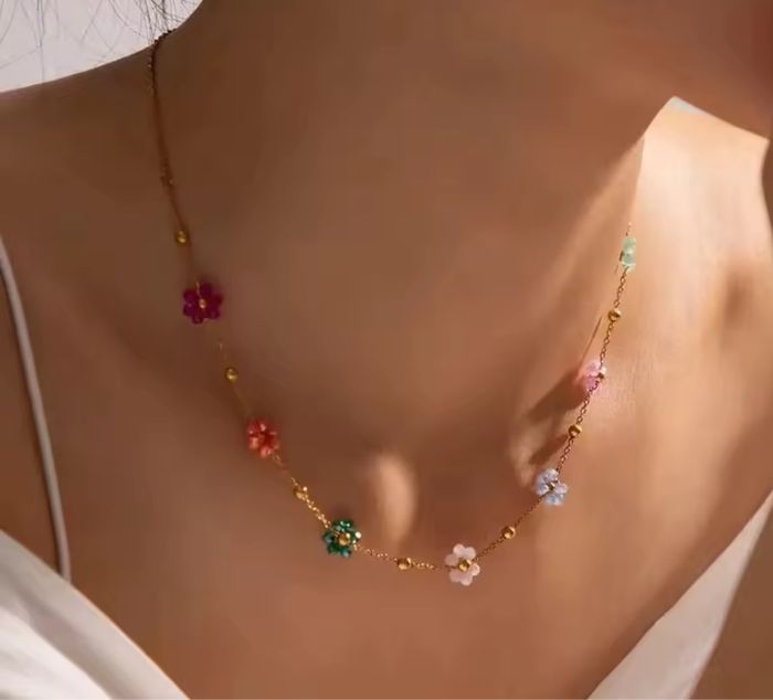 Collier + bracelet en acier inoxydable - photo numéro 4