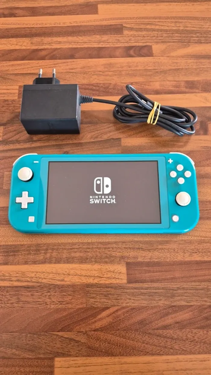 Console Nintendo switch lite "Bleu turquoise " - photo numéro 3