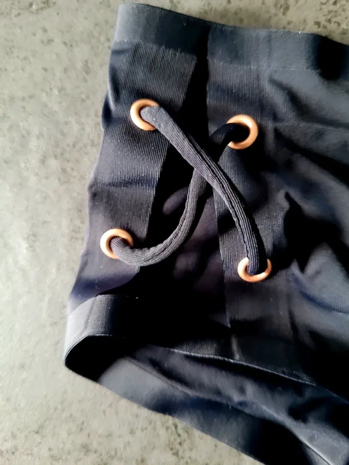 Culotte maillot de bain hipster noir L Etam neuf - photo numéro 4