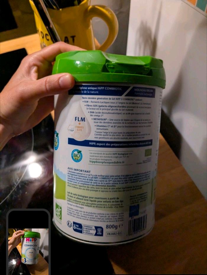 Lait hipp combiotic 3 - photo numéro 2