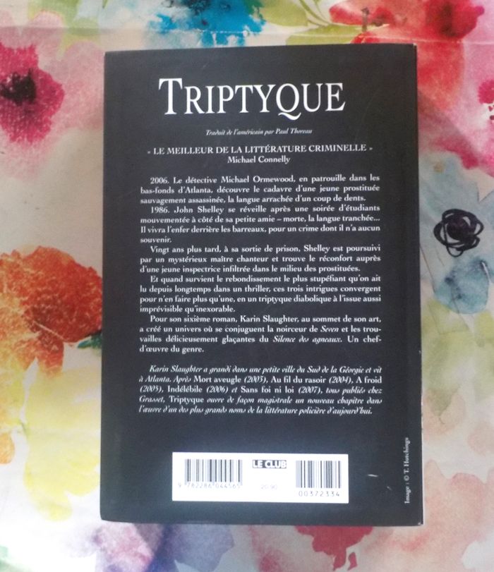 TRIPTYQUE de Karin SLAUGHTER Ed. Le Grand Livre du Mois - photo numéro 2