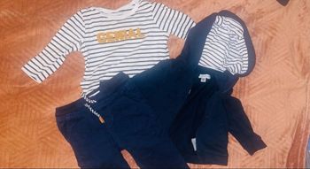 Ensemble trio taille 9M Vertbaudet 