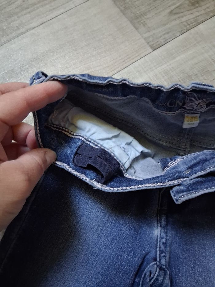 Jean slim fille bleu 5 ans - photo numéro 5