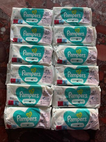 Lingettes Pampers Sensitive