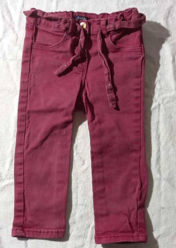 jeans bordeaux Kiabi