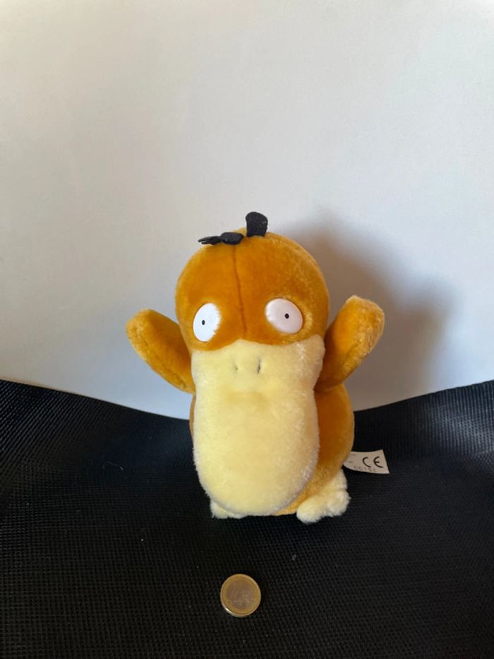 Pokémon Peluche vintage Psykokwak Psysuck 16cm Nintendo créatures game freak officielle 1999 - photo numéro 2