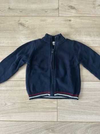 Gilet zippé garçon 18 mois  Marine