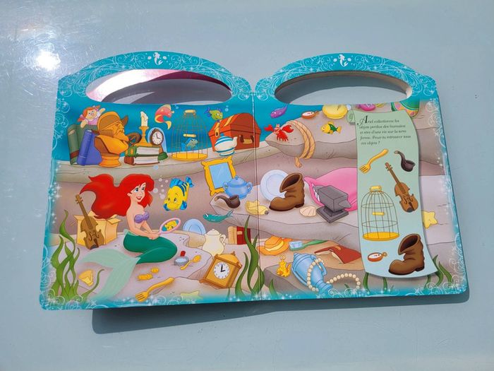 Cherche et trouve avec pages effaçables, Disney Princesses, tout carton - photo numéro 3