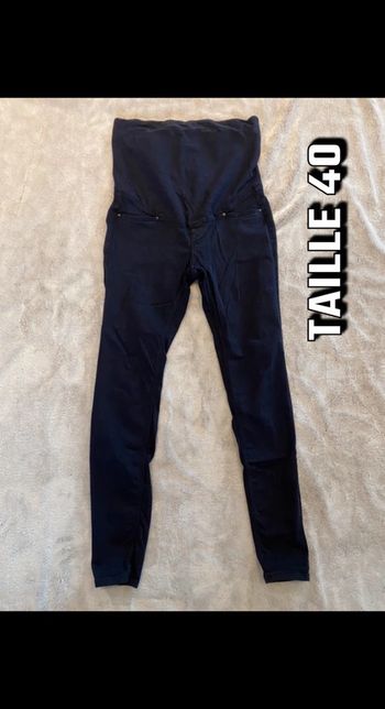 Pantalon marine maternité H&M T.40