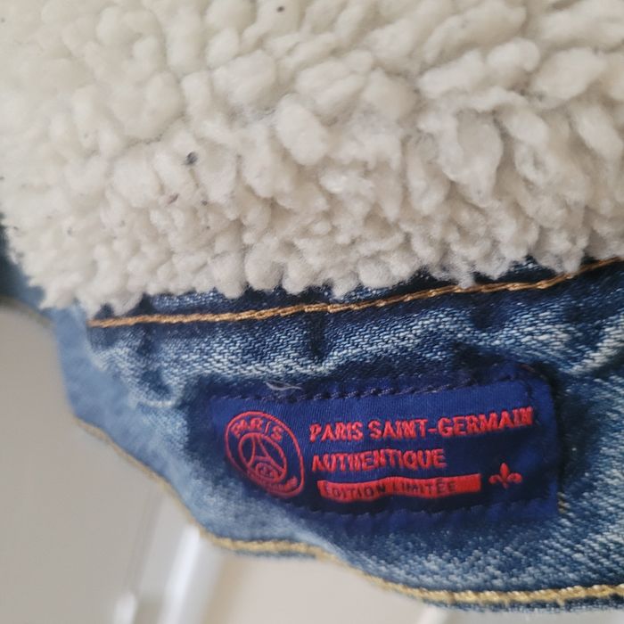 Veste jean sherpa homme levis/psg - photo numéro 3