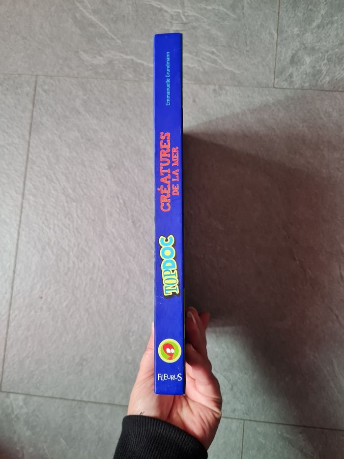 Livre créatures de la mer 1 2 3 doc fleurus attention les coins un peu abîmé - photo numéro 4