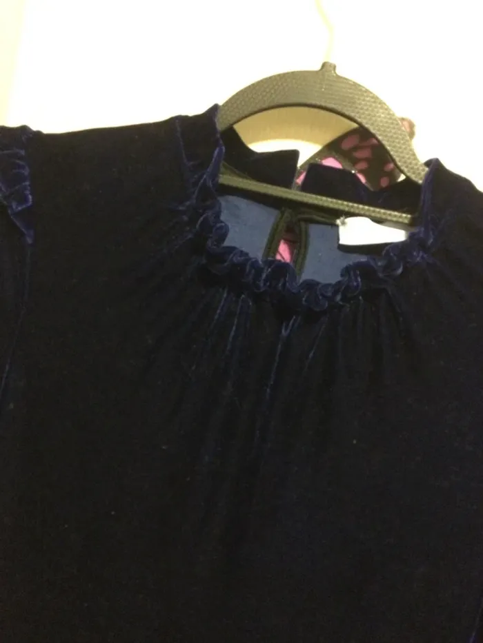 Robe longue bleu nuit - photo numéro 2