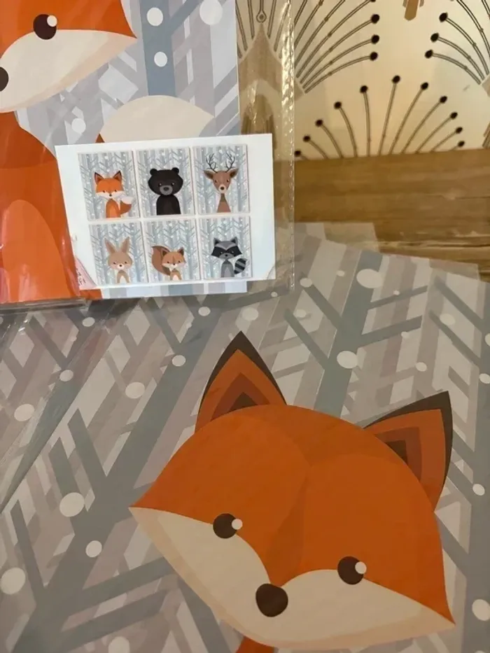 Affiches “Animaux de la forêt” pour chambre enfant - photo numéro 2