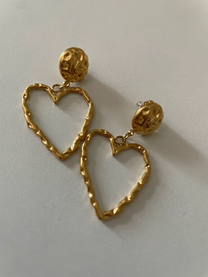 Boucle d’oreille en acier inoxydable Du groupe Maxmara intrend sans logo sans étiquette - photo numéro 6