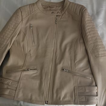 Blouson cuir femme marque BUTT taille XL