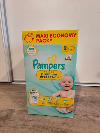 Couches Pampers prenium protection taille 2