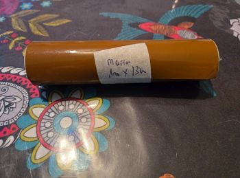 film autocollant permanent marron pour machine de découpe