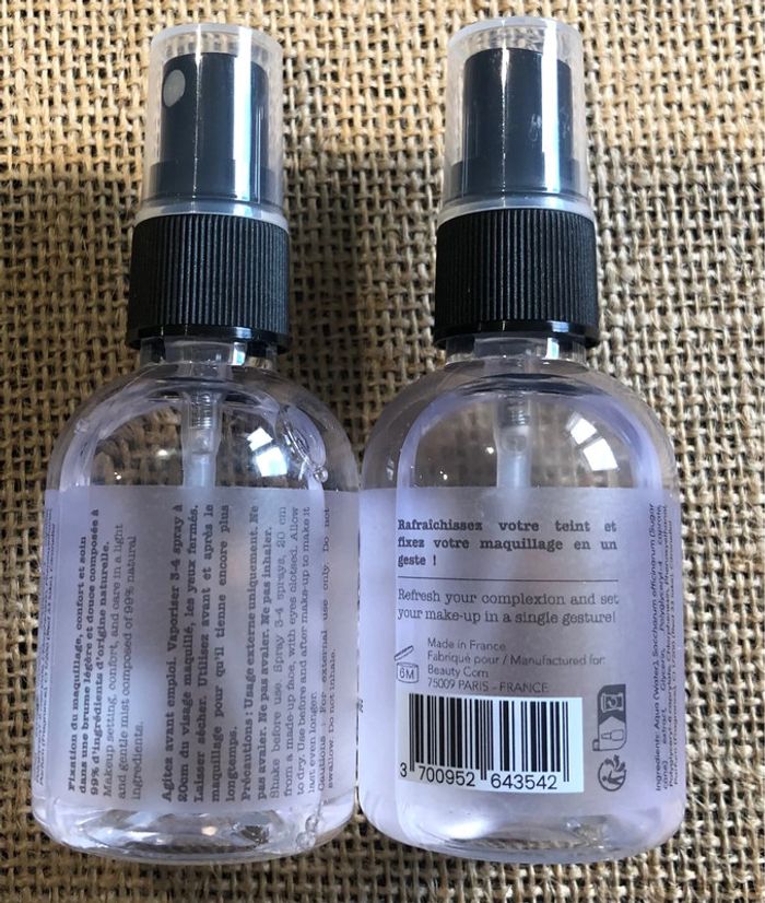 lot 2 sprays fixateurs - Make’up Stories - photo numéro 3