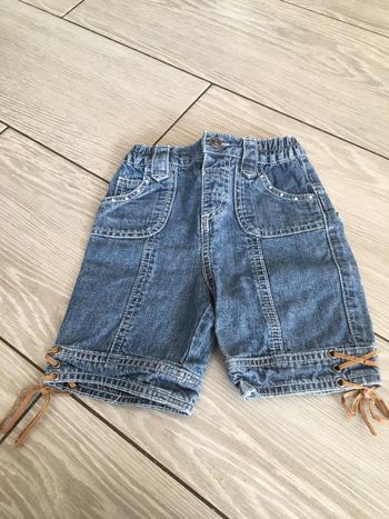 Pantacourt en jeans 12 mois