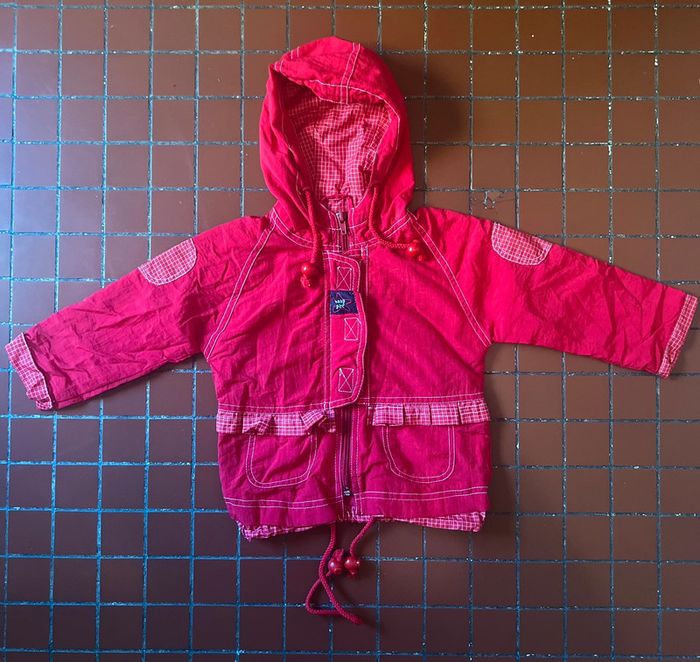 Parka veste rouge 12 mois - photo numéro 2