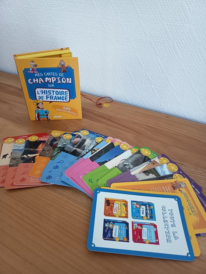 Mes cartes de champion sur l'histoire de France
