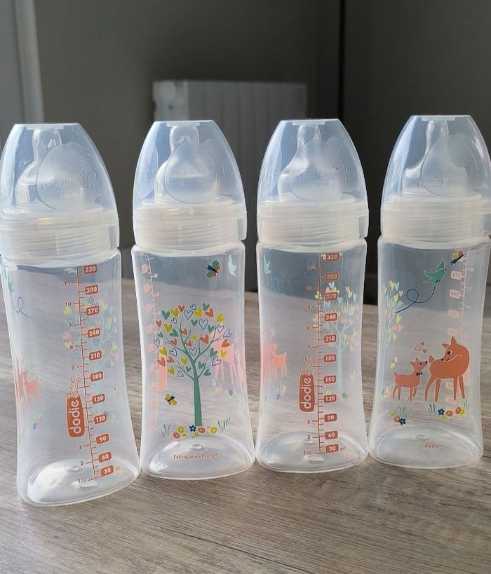Lot de 4 biberons dodie 330 ml ou possibilité de un lot 2.