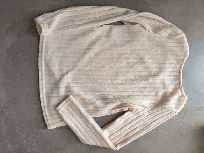Pull fin beige - photo numéro 4