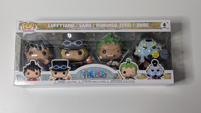 [Funko pop] Figurine One Piece 4 pack glow SE
