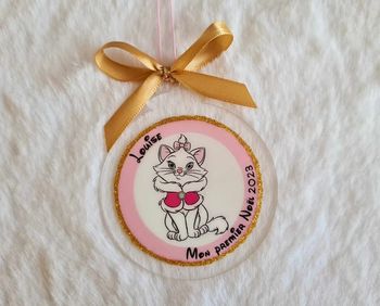 Boule de Noël personnalisée marie 1er Noël