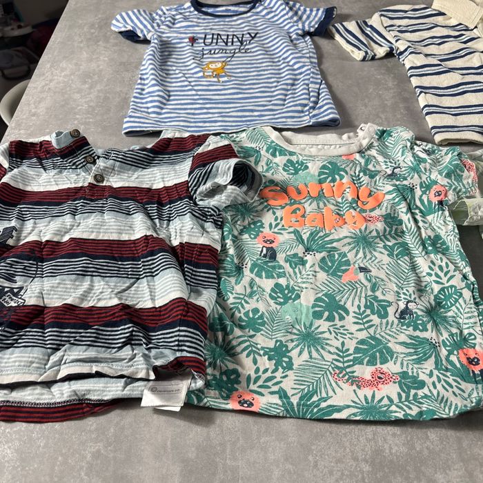 Lot 6 t-shirt haut taille 23-24 mois - photo numéro 2