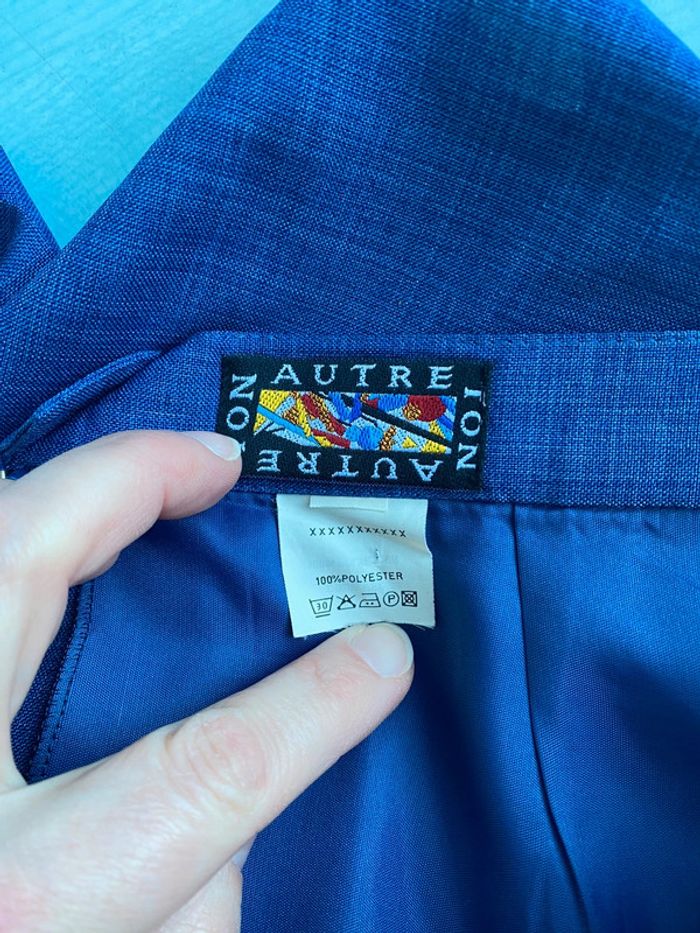 Tailleur jupe bleu taille 42 - photo numéro 8