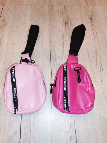 Lot de 2 mini sacs en bandoulière rose
